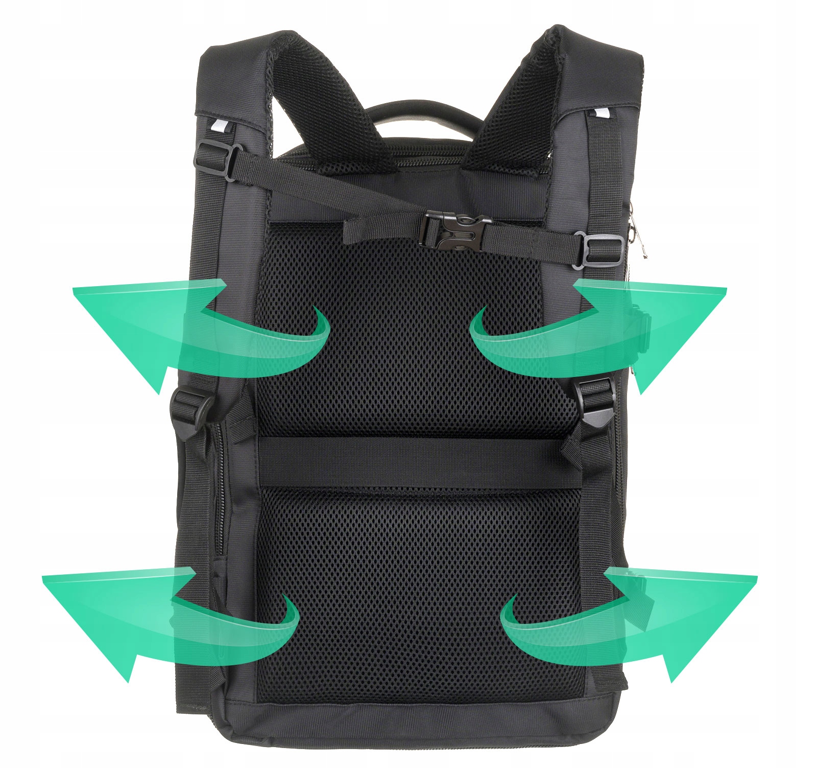 PETERSON plecak na laptopa 17" torba podróżna jak walizka wizzair 40x20x30 Marka Peterson