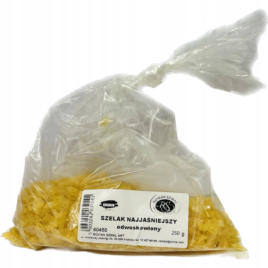 Šelak nejsvětlejší odvoskovaný 250g