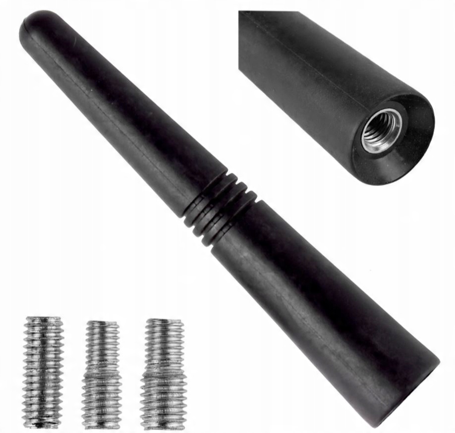

Amio Antena Samochodowa Krótka Maszt Bat 9CM