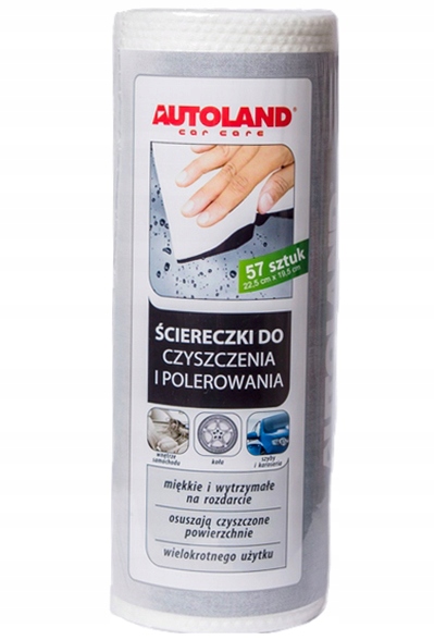 

Autoland Ścierki Do Czyszczenia Polerowania 57szt