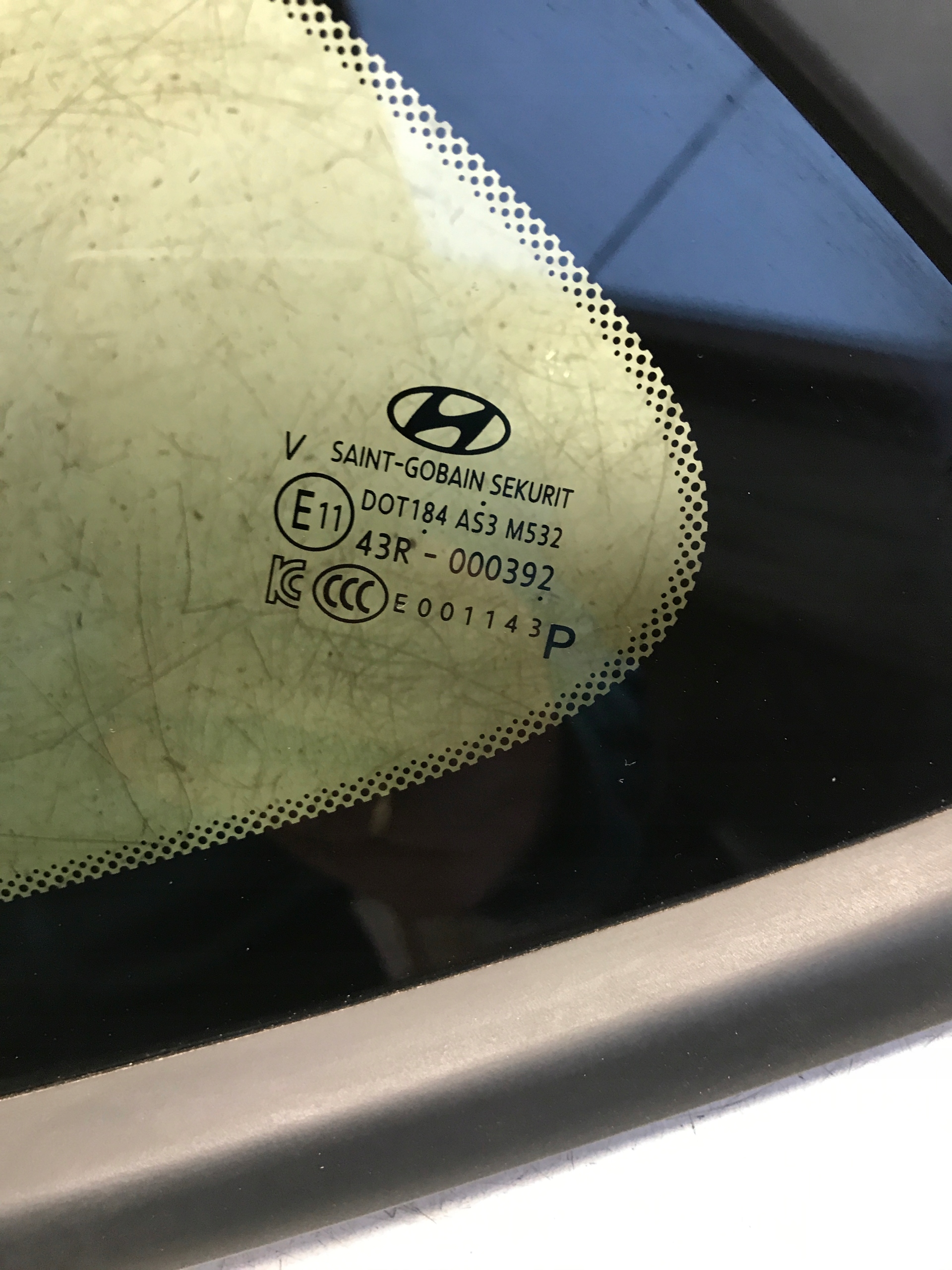 window bodywork left rear part AS3 TUCSON III LIFT