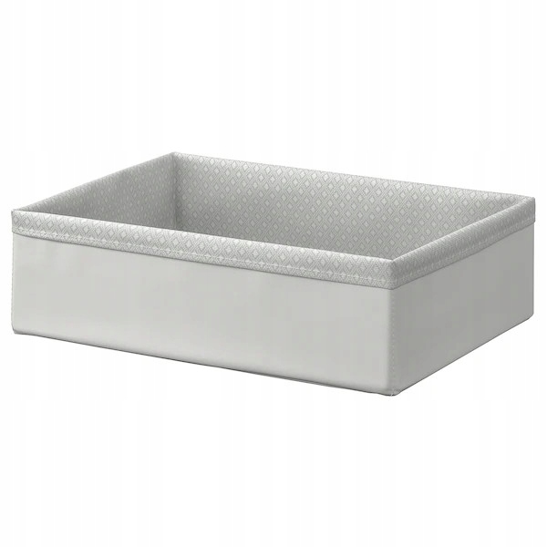 

Ikea pudełko organizer Baxna 26x34x10cm szary/biał