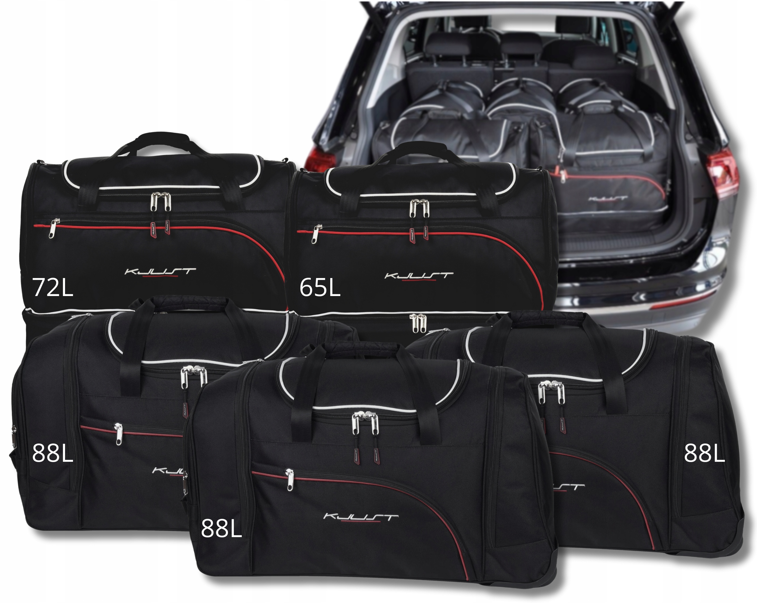 Cestovná Taška Do Kufra Vw Tiguan Allspace 2017+ 5 ks