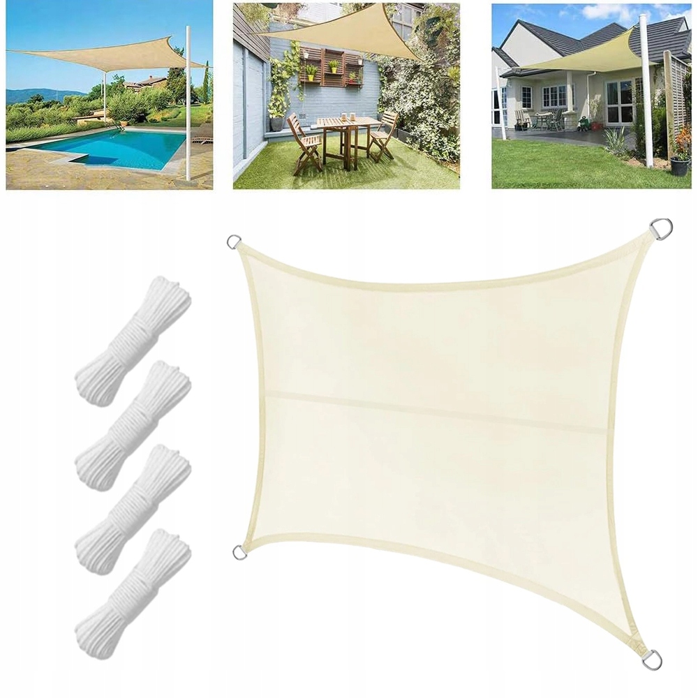 Sluneční plachta voděodolná na terasu Markýza 4x5 m obdélníková