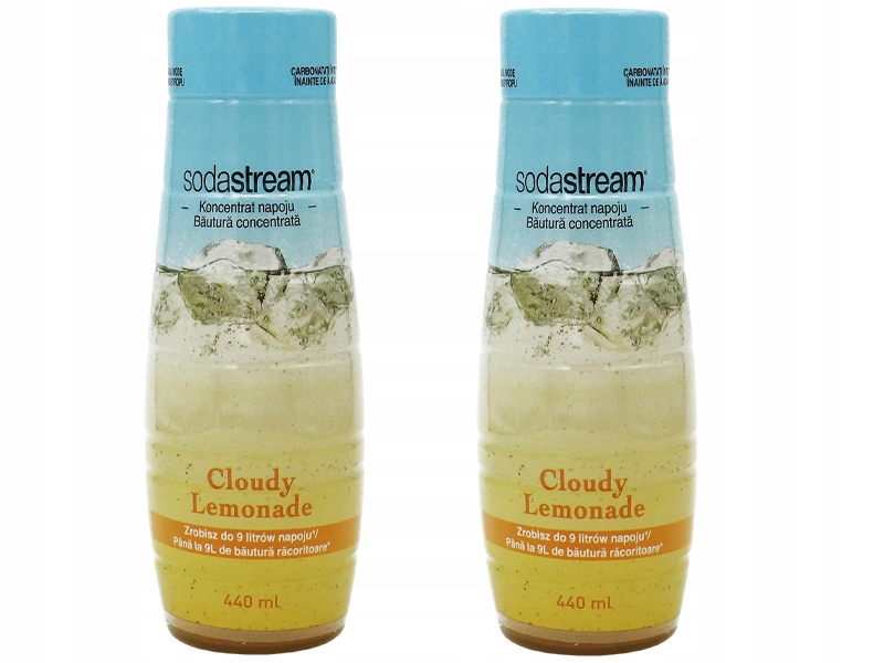 6x SYROP KONCENTRAT LEMONIADA DO SATURATORA SODASTREAM 9L NAPOJU z 440ml Marka SodaStream
