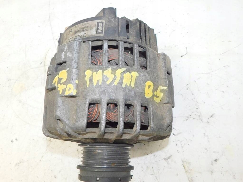 VW PASSAT B5 1.9TDI 1998r ALTERNATOR 120A 028903029E Wersja Europejska