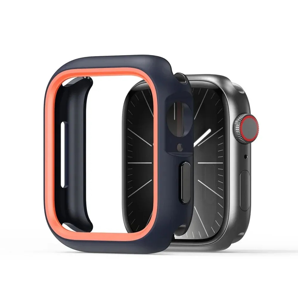 Dux Ducis futerał Bamo do Apple Watch serii 10 46 mm czarno pomarańczowy