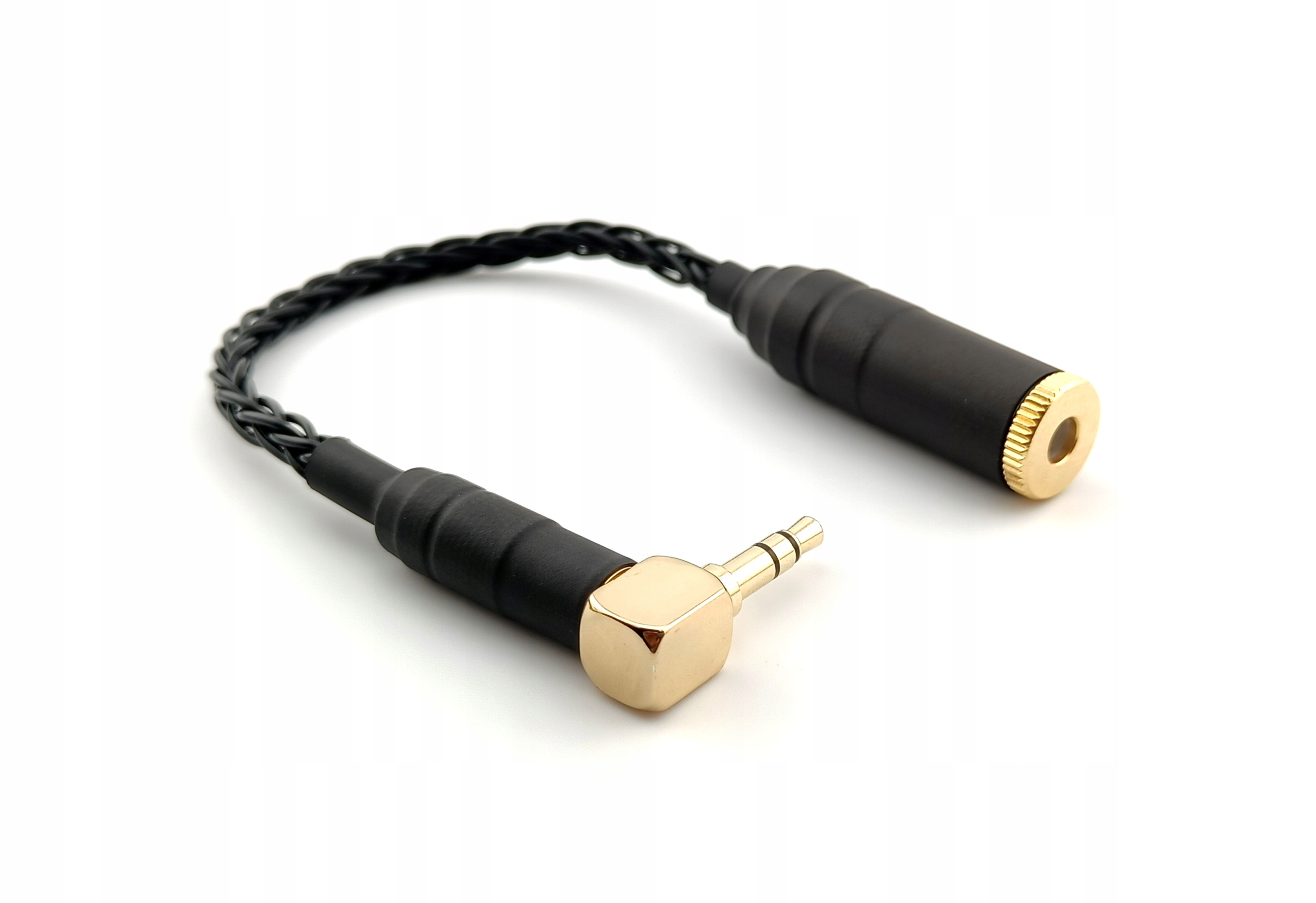 Adaptér Vyvážený Zásuvka 4,4 mm Jack 3,5 mm úhlová měď 6N Occ