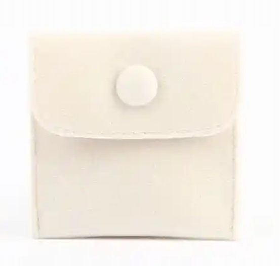 Mini kieszonka Organizer na biżuterię Beżowa 7x7cm