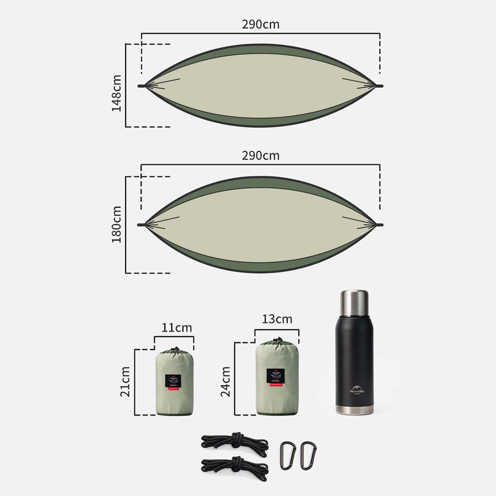 Przenośny kempingowe Długość 21 m