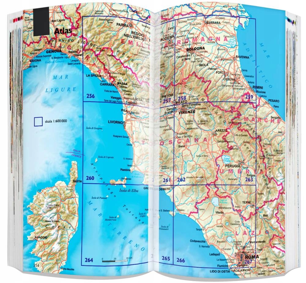 TOSKANIA 3 w 1 MAPA LAMINOWANA PRZEWODNIK ATLAS EX Typ publikacji przewodnik