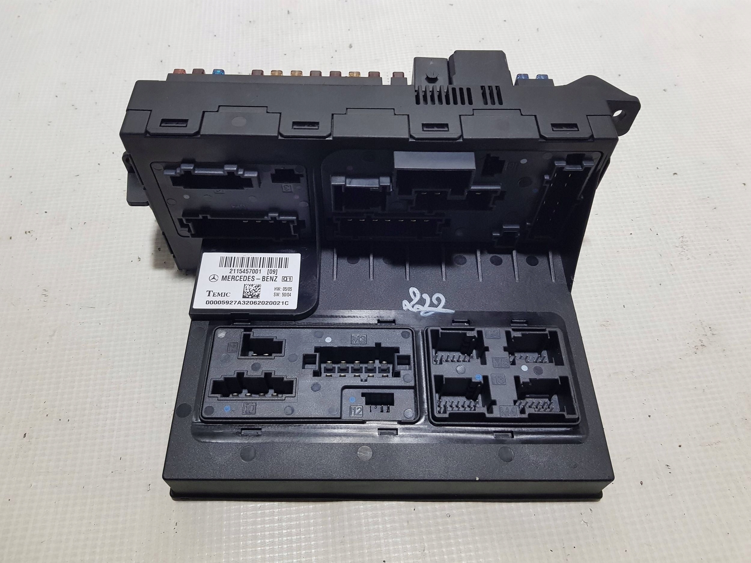 Unité commande confort SAM Mercedes E W211 CLS W219 2115457001