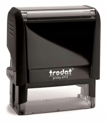 PIECZĄTKA z LOGO TRODAT 4913-do 8 linii+PROJEKT Marka Trodat