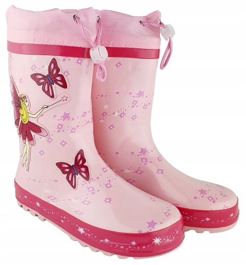 Kalosze Gumiaki Dziewczęce Różowe roz 26 Marka bez marki