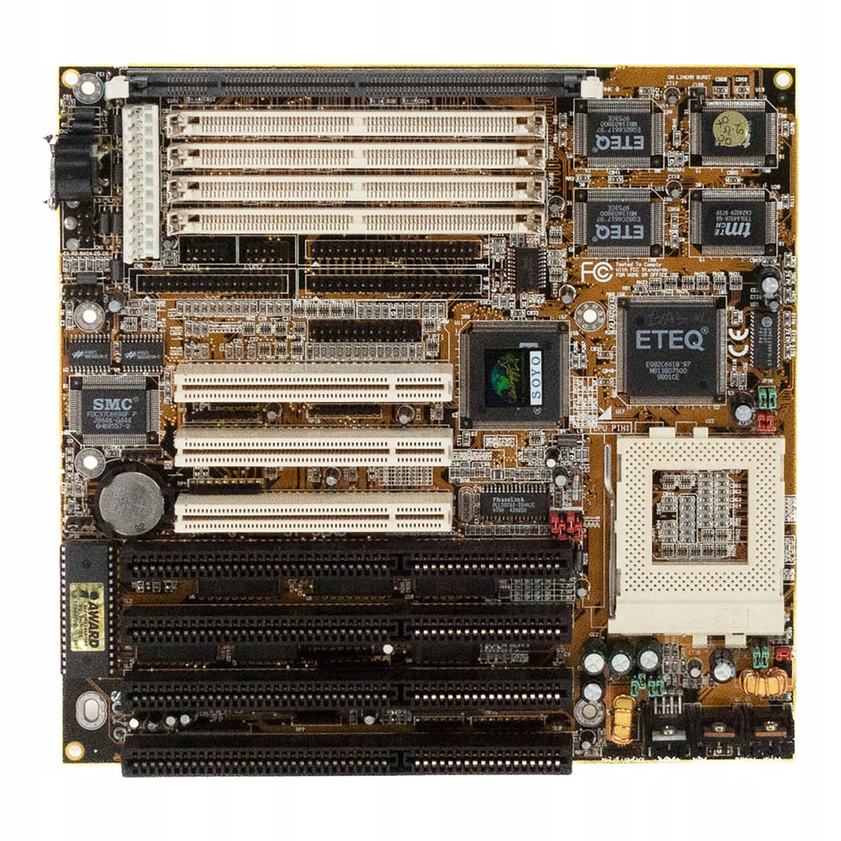 Soyo SY-5EAS Socket 7 Fpm Edo Dram Sdram Pci Isa Baby-AT