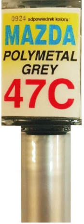 MAZDA 47C POLYMETAL GREY LAKIER SAMOCHODOWY ZAPRAWKA DO RYS 10 ML ARASYSTEM
