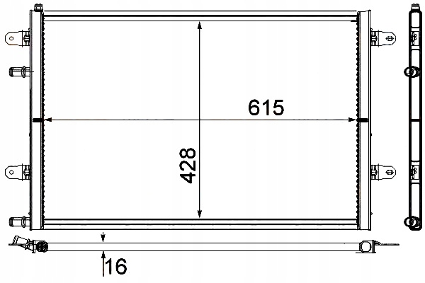 HELLA INTERCOOLER 376737111 Producent części Hella