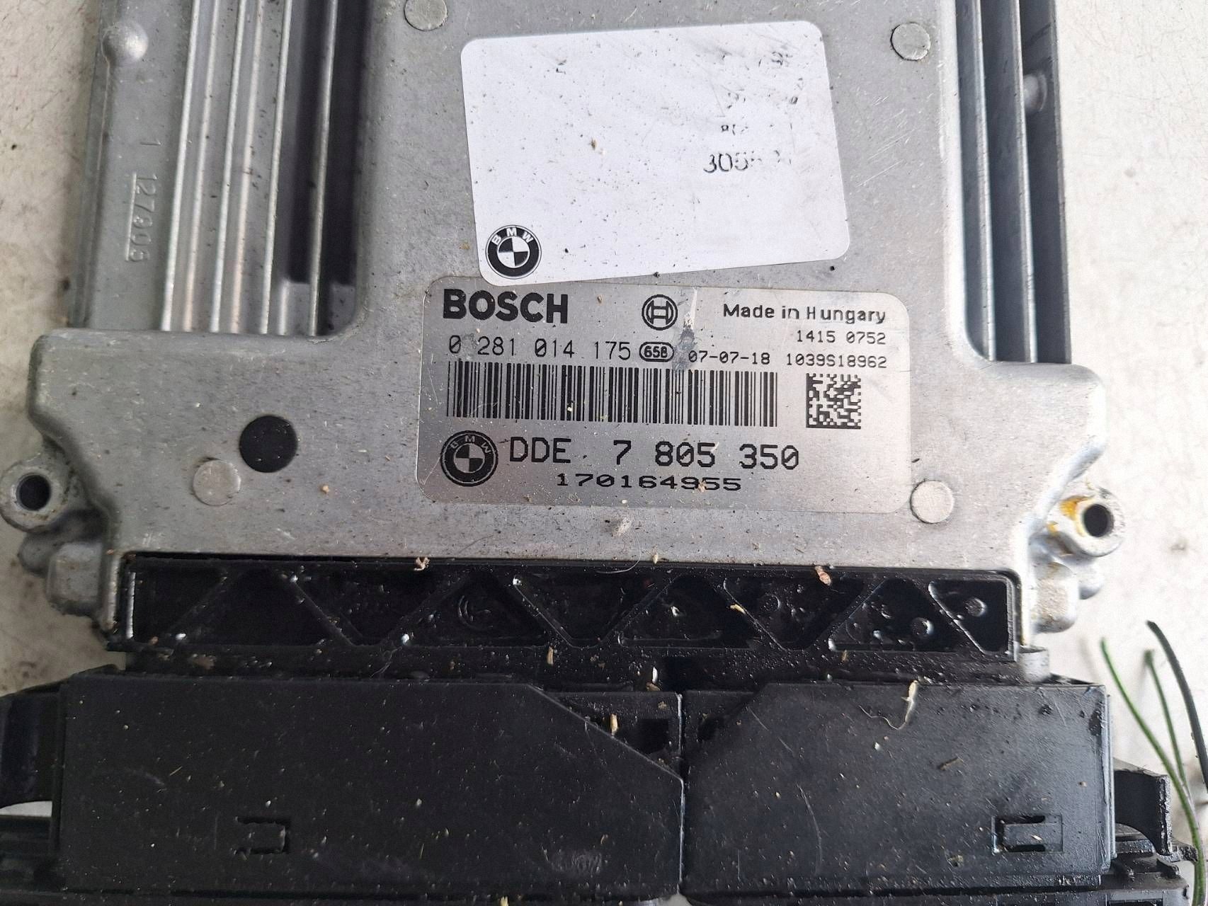 BMW computer control unit of the engine 0281014175 BOSCH 7805350