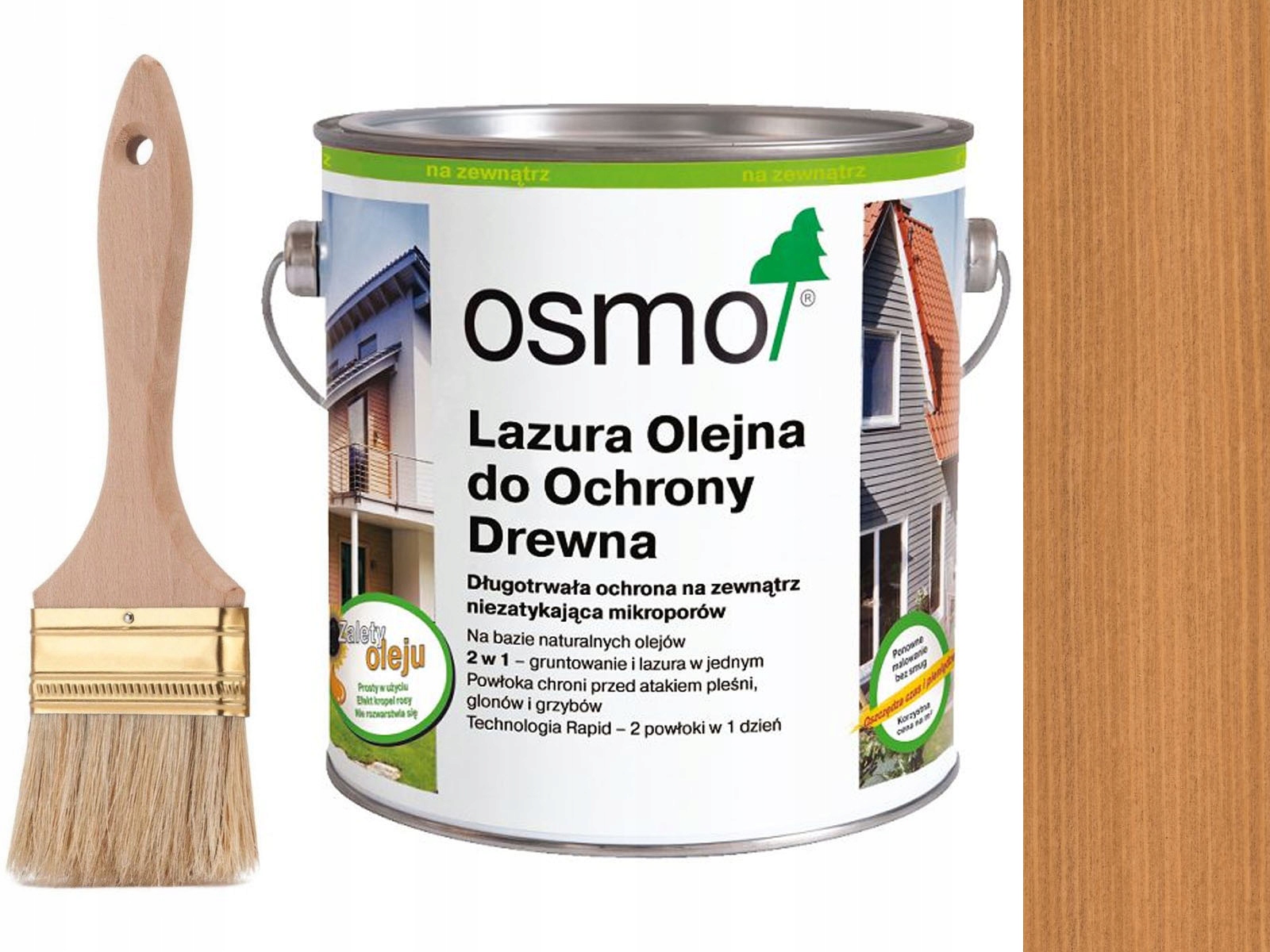 

Osmo 702 Lazura Ochronna do drewna Modrzew 750ml