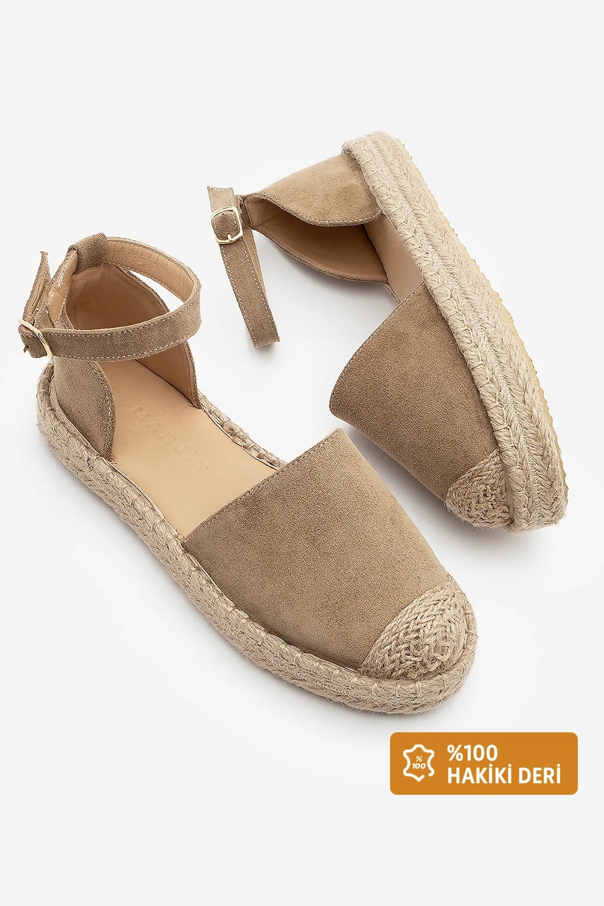 Dámské Semišové Espadrilky Bežové S Páskem Na Přezku 39 5GA