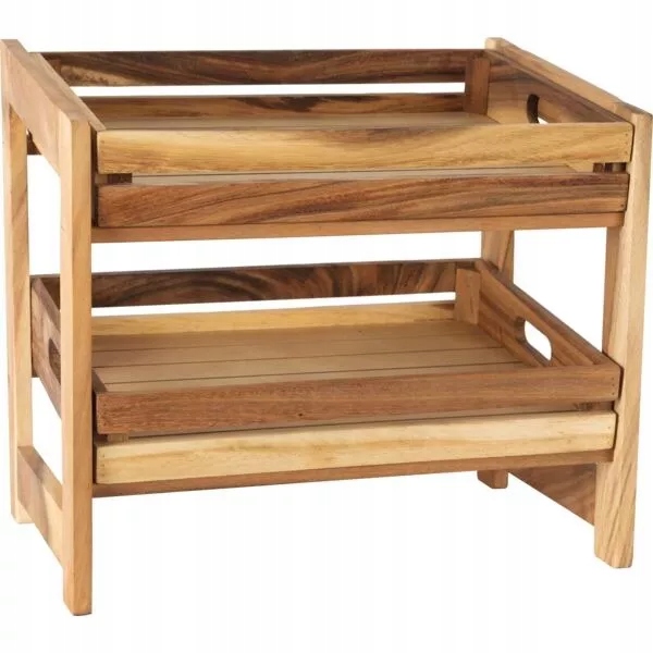 Gastro Servírovací stojan dřevěný, výška 414 mm