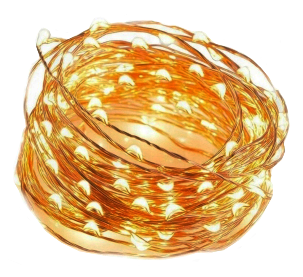 

Lampki Choinkowe Druciki 100 Mikro Led Na Baterie