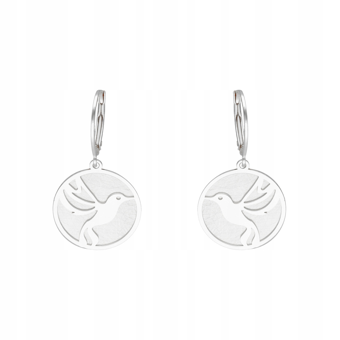 Náušnice kolibříci titan stříbro