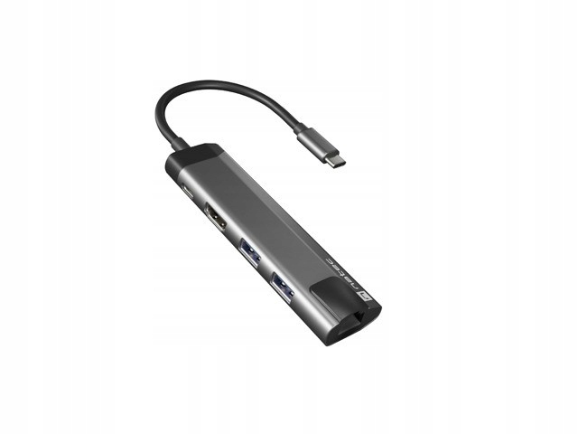 Dokovací stanice Multi Port Fowler Go Usb-c Hub 2x Usb 3.0, Hdmi 4K, Usb,