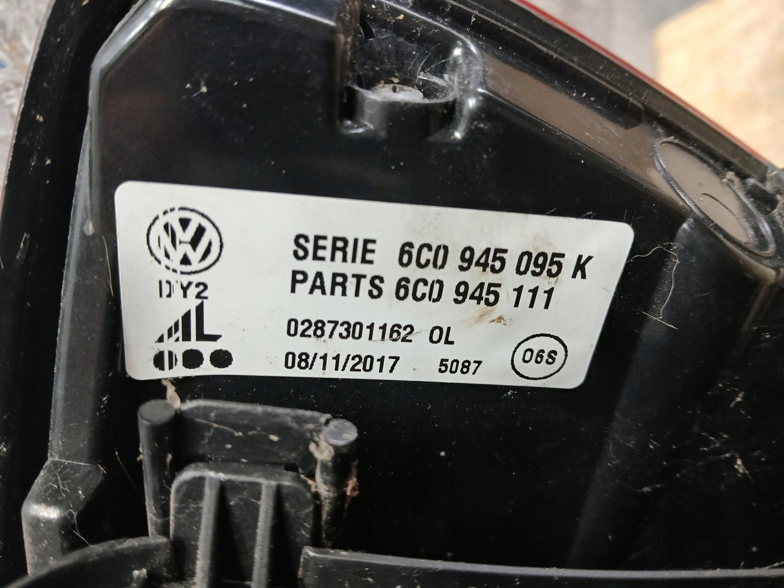 light rear part left VW POLO 6C 14-17 6C0945095K
