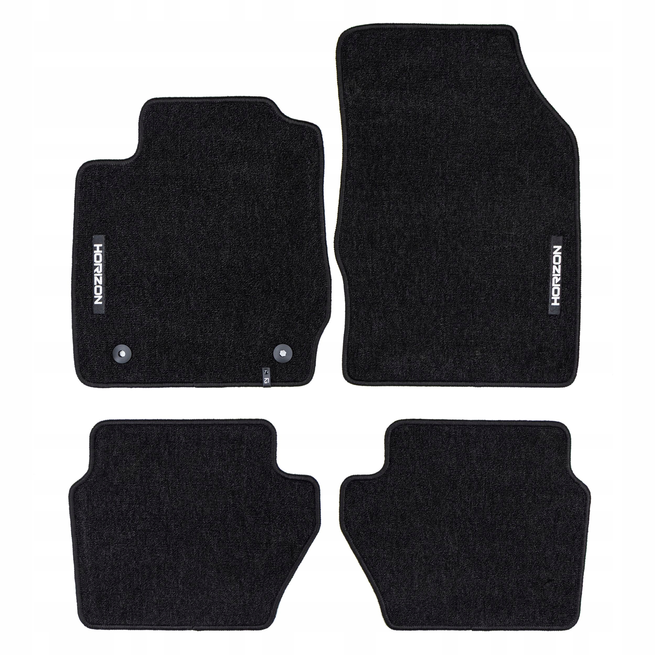 Frogum Velurové autokoberce Horizon pro Ford Fiesta VII 2017-2023