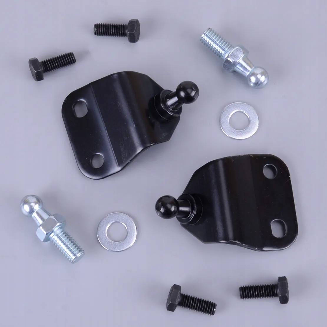 Universal 2 Sets Gas Strut End Mounting Bracket Support Ball Pin Stu