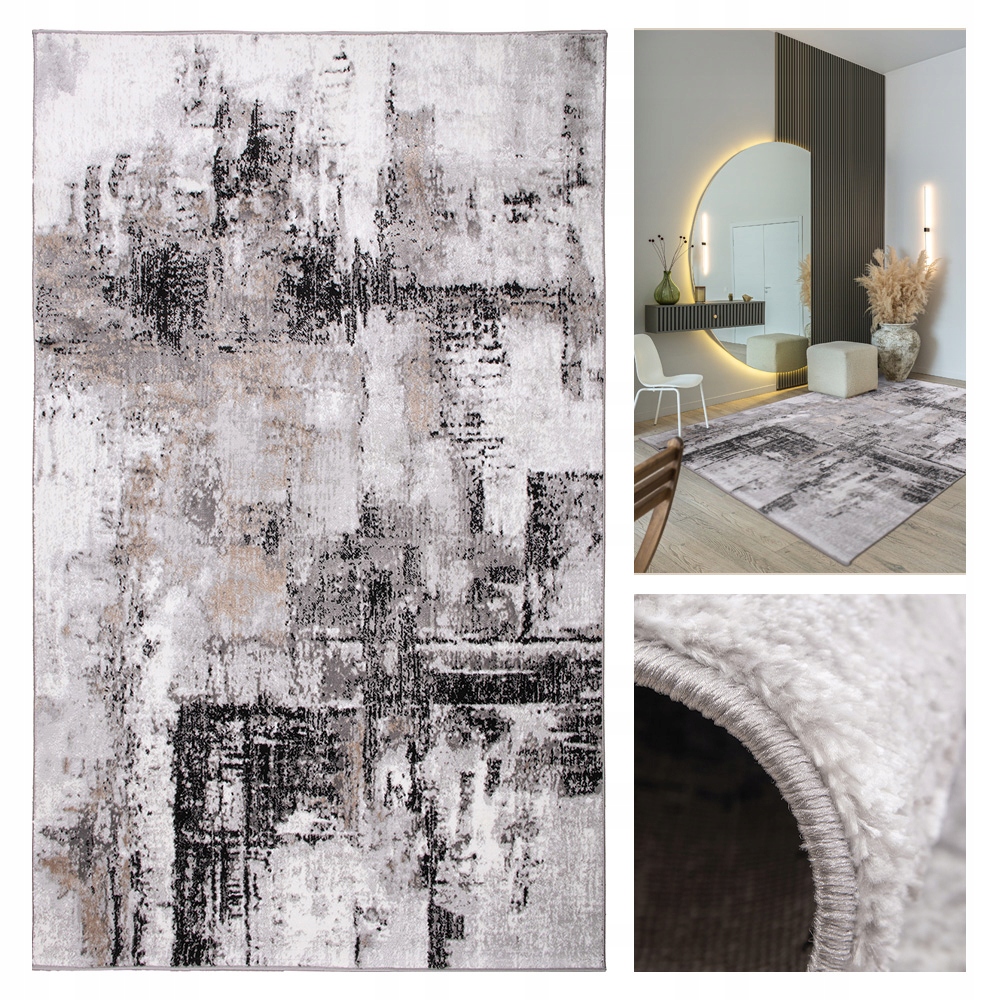Módní koberec do obývacího pokoje Premium 80x150, malý koberec, Moderní a trvanlivý vzor