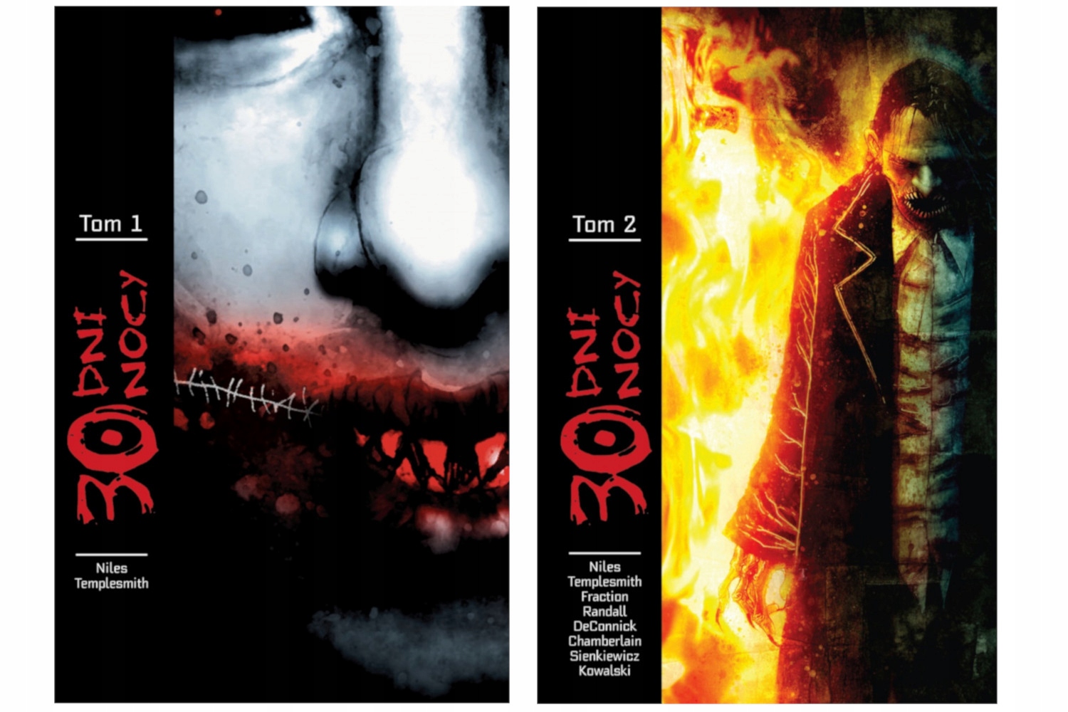 30 Dni Nocy Tom 1-2 zestaw horror Nowe folia