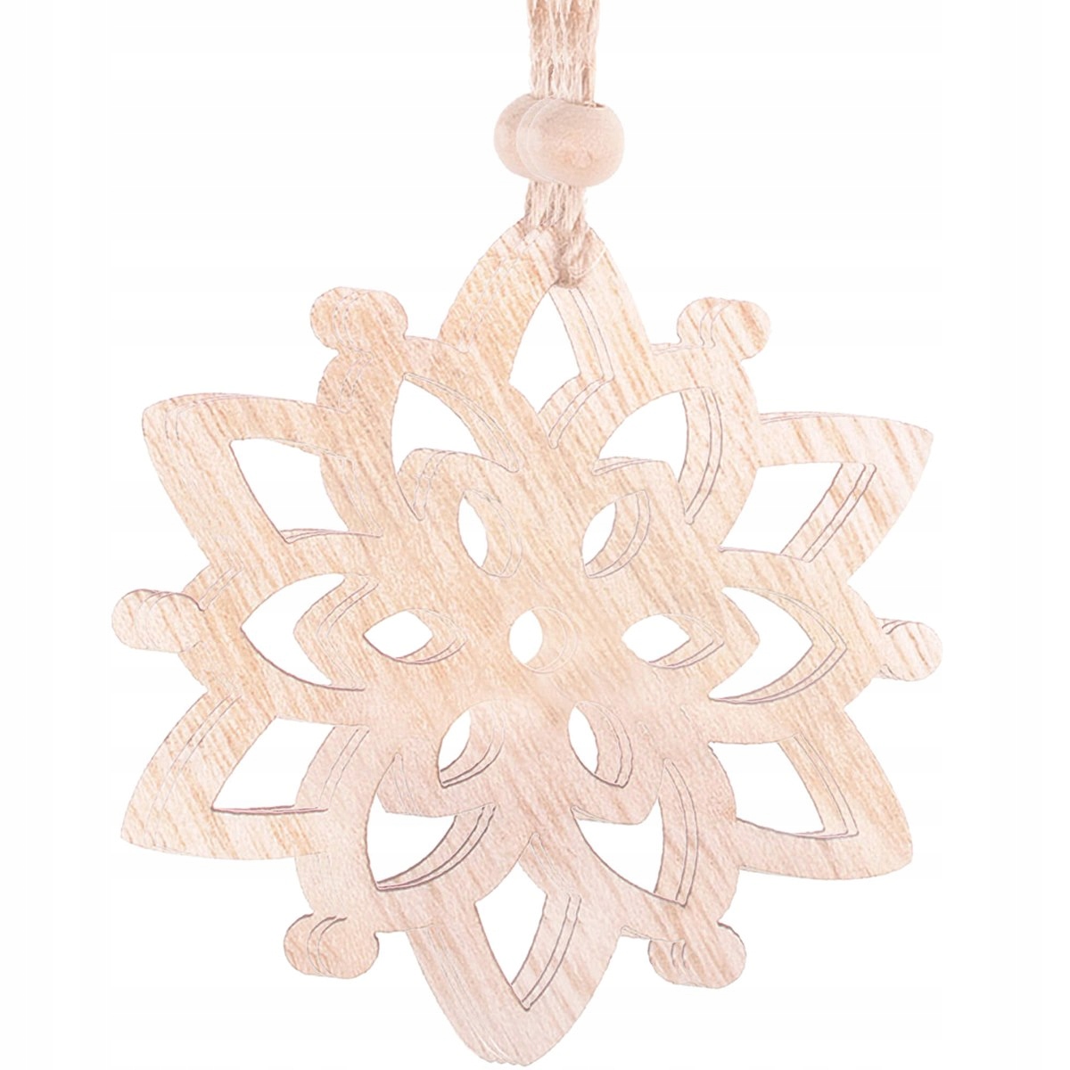 

Bombki Ozdoby Choinkowe Drewniane Świąteczne 6SZT