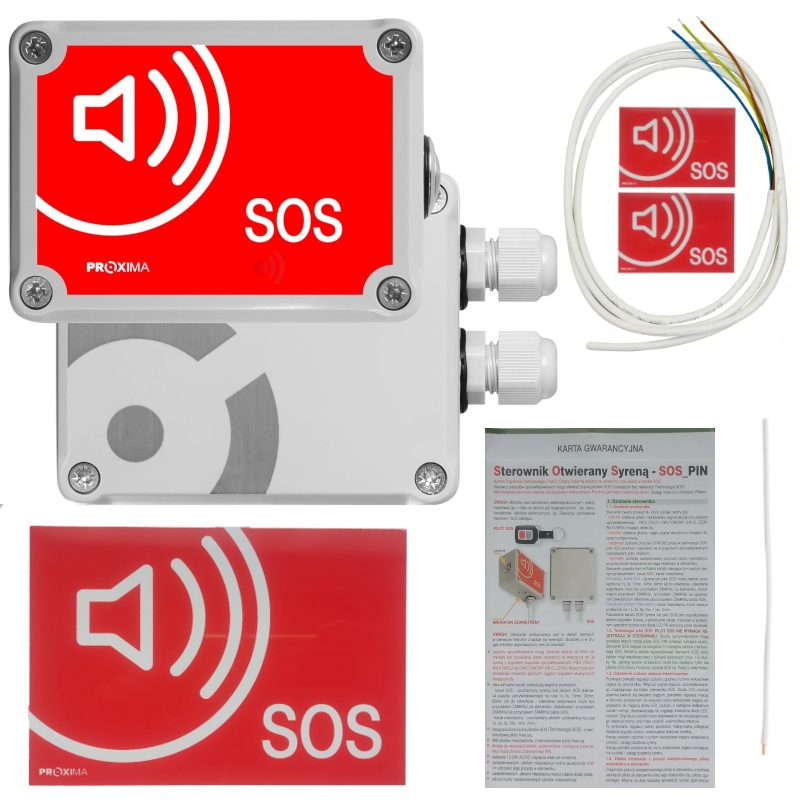 Sterownik otwarcia awaryjnego bramy PROXIMA SOS