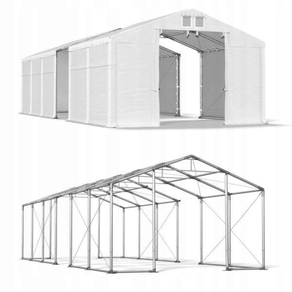 Namioty Imprezowe 6x24m [3m] Garaże Das 560 Wp