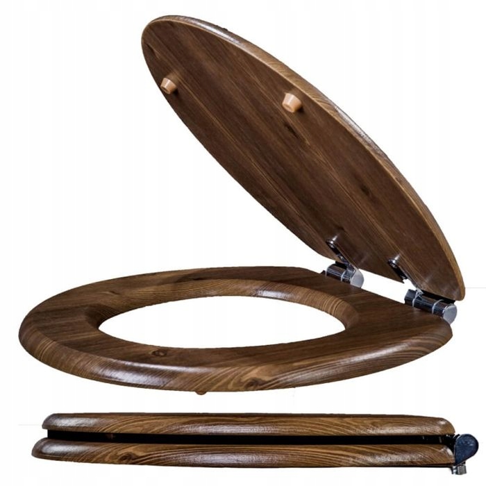 DESKA SEDESOWA WOLNOOPADAJĄCA DREWNO ORZECH Kod producenta AWD02181065