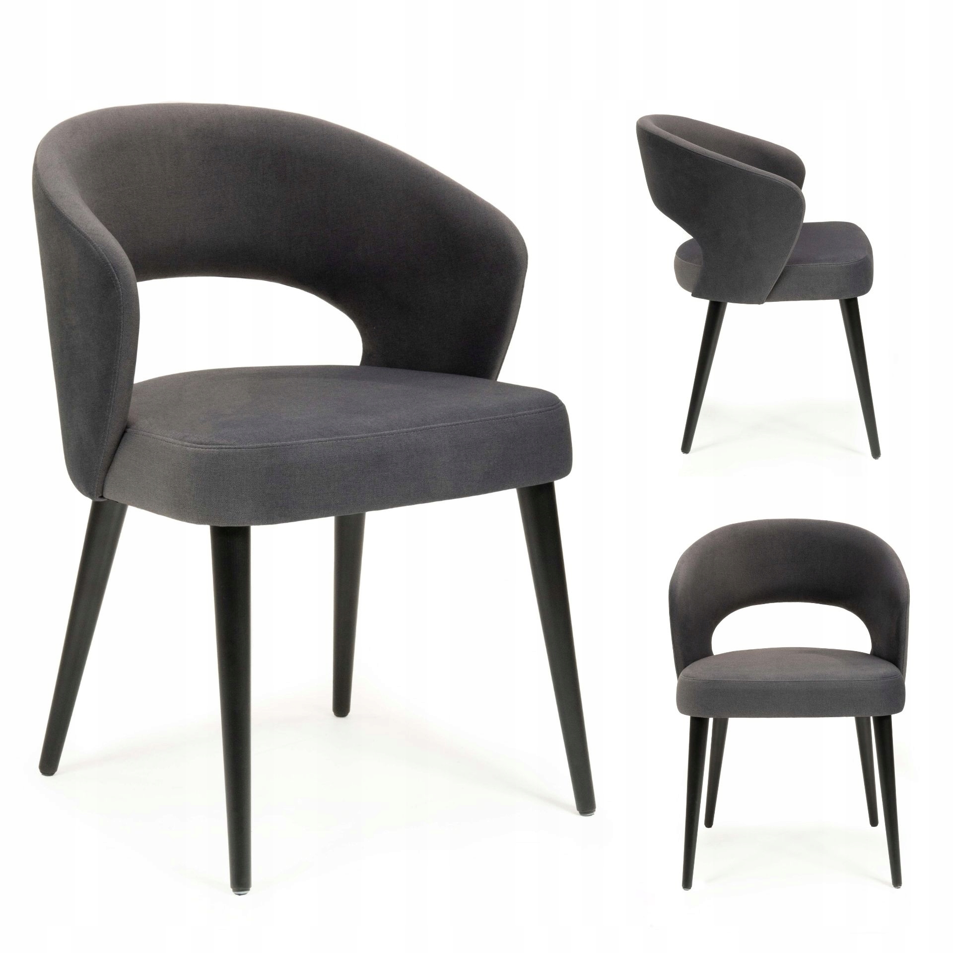 Křeslo do obývacího pokoje Kancelář Canelli 6 Pružin V Sedadle černé