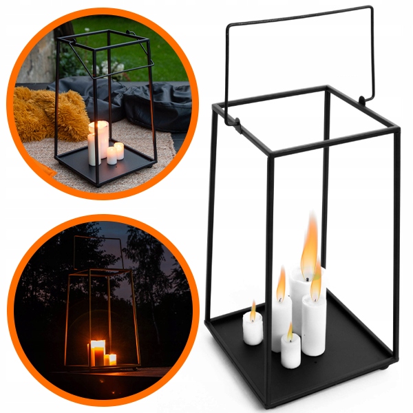 Lucerna Černá Kov Loft Obývací Pokoj Svařovaná Celá, Odolná, Pevná