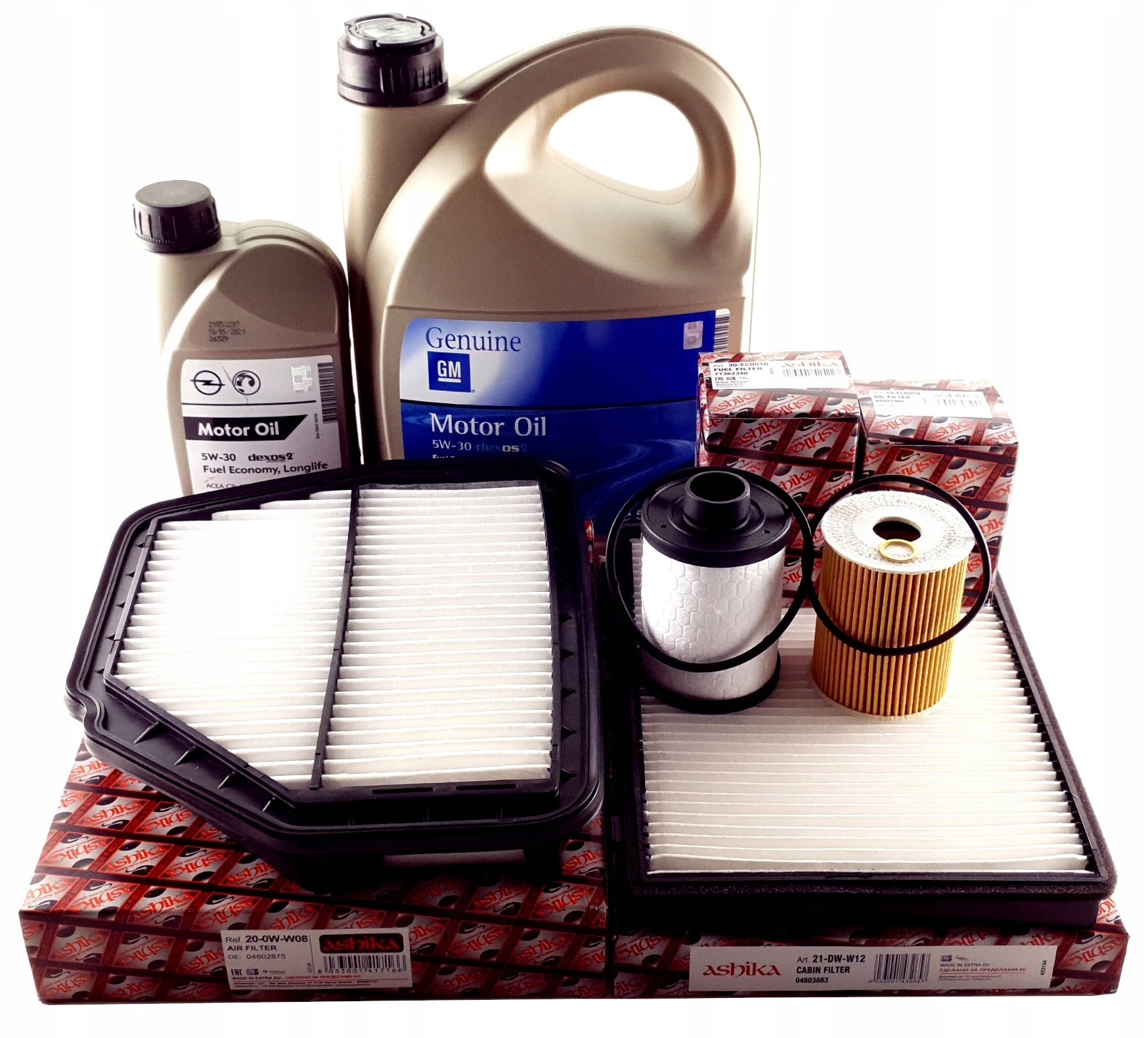 FILTRY OLEJ 5W30 GM ANTARA CAPTIVA 2.0D CDTI