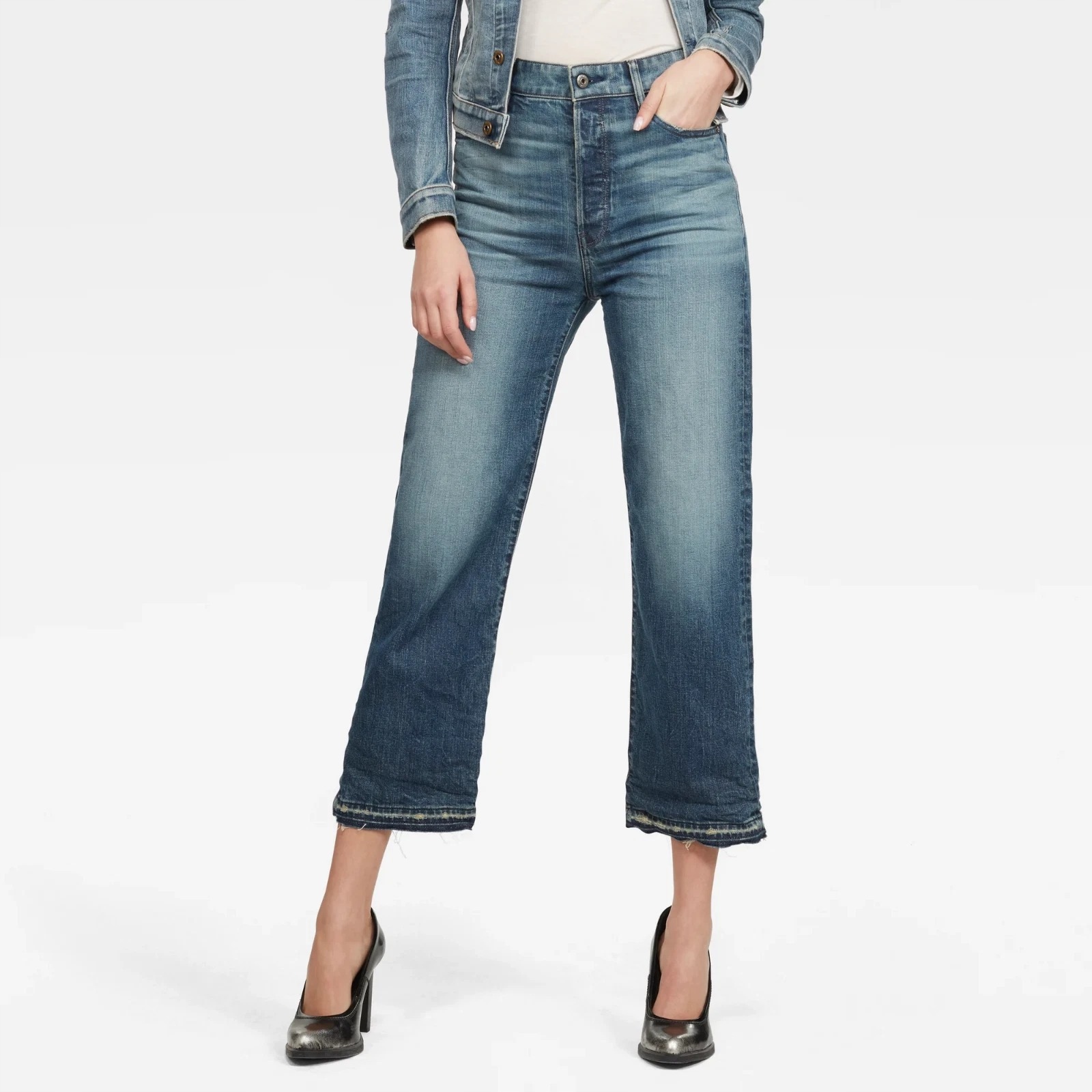 G Star Raw Džíny Mom S Vysokým Pasem Modré 24/32 6FA