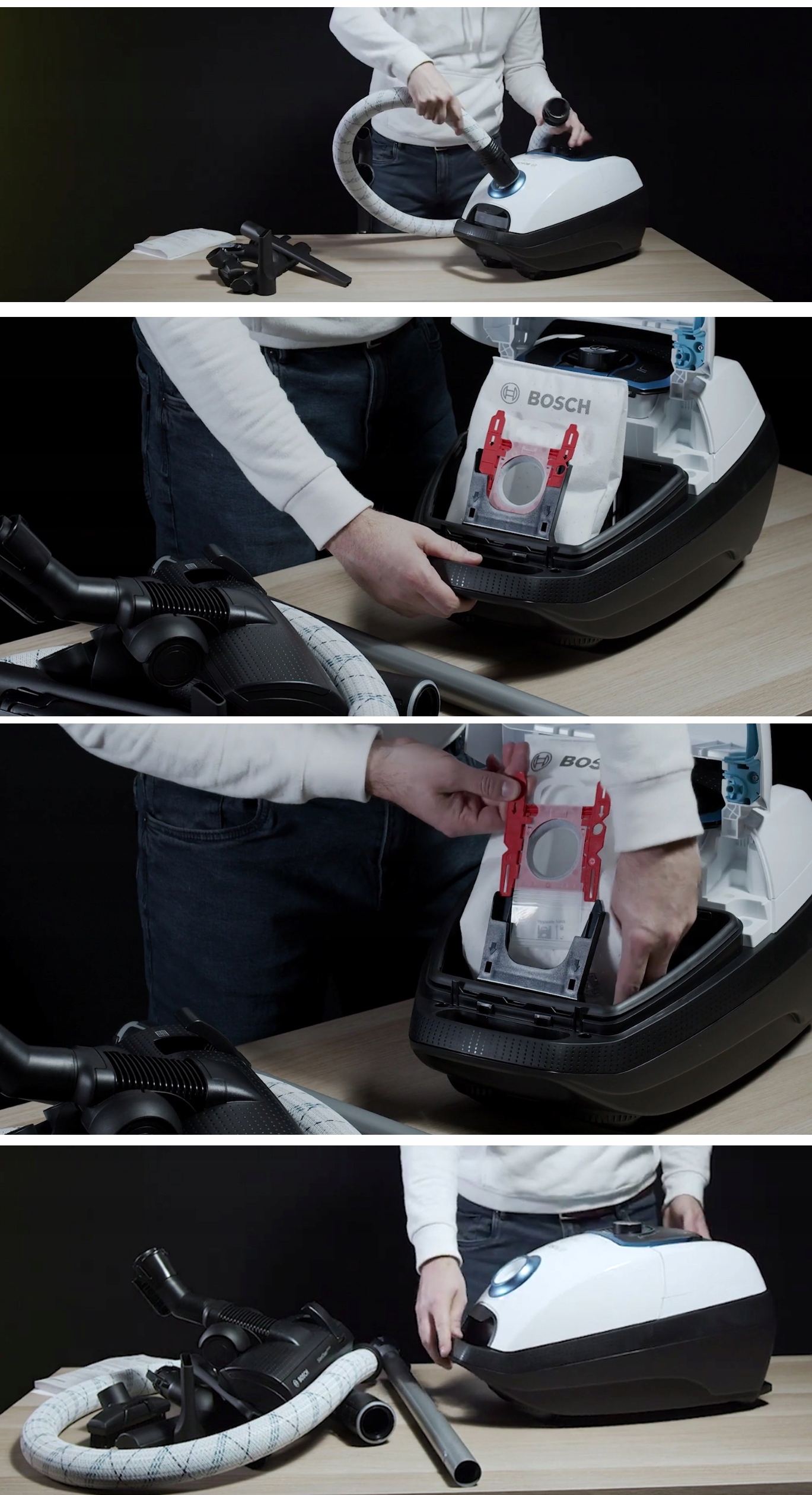 Bosch ProSilence BGL8SIL6 Odkurzacz dla alergików filtr HEPA Filtr HEPA