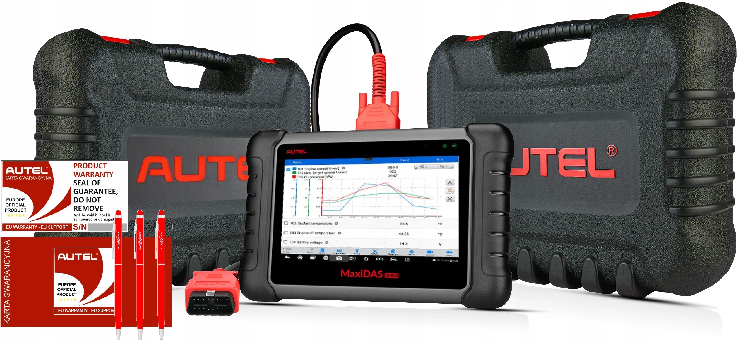 Tester diagnostyczny Autel MaxiDAS DS 808 J.POLSKI Marka Autel
