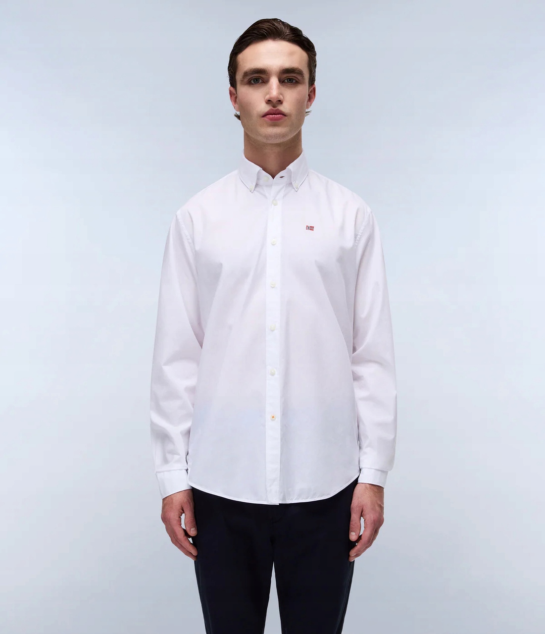 Napapijri Pánská košile Terra NA4IDG Brightwhite XL