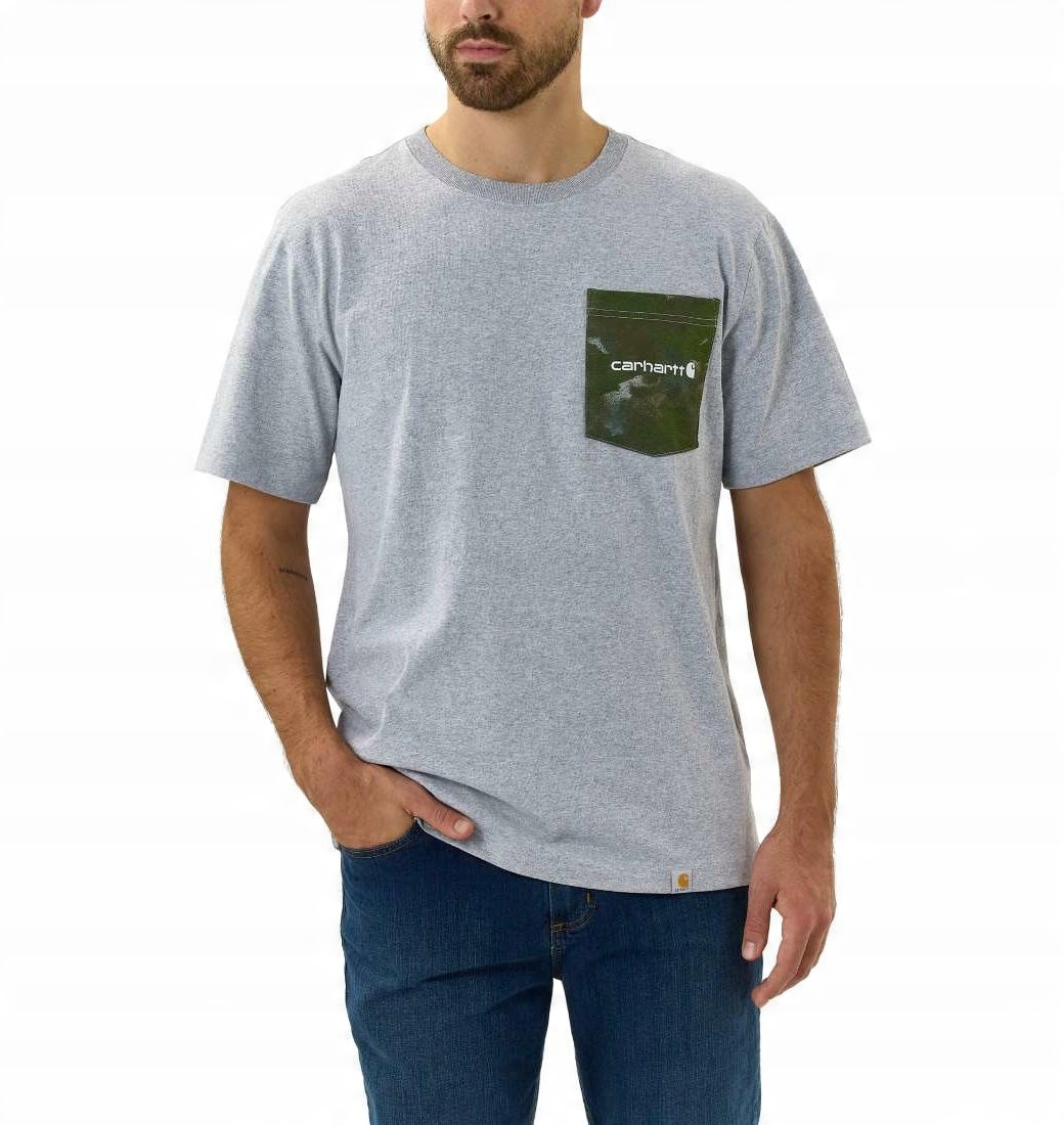 

Carhartt koszulka Camo Pckt szara L 105352