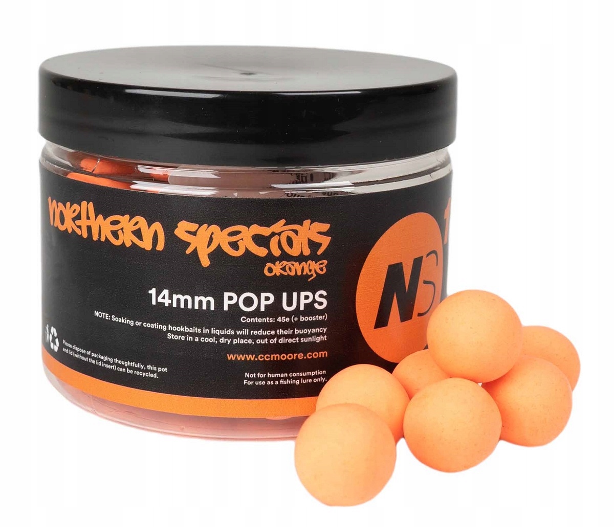 Kulki Pop Ups NS1 Orange 14mm CC Moore