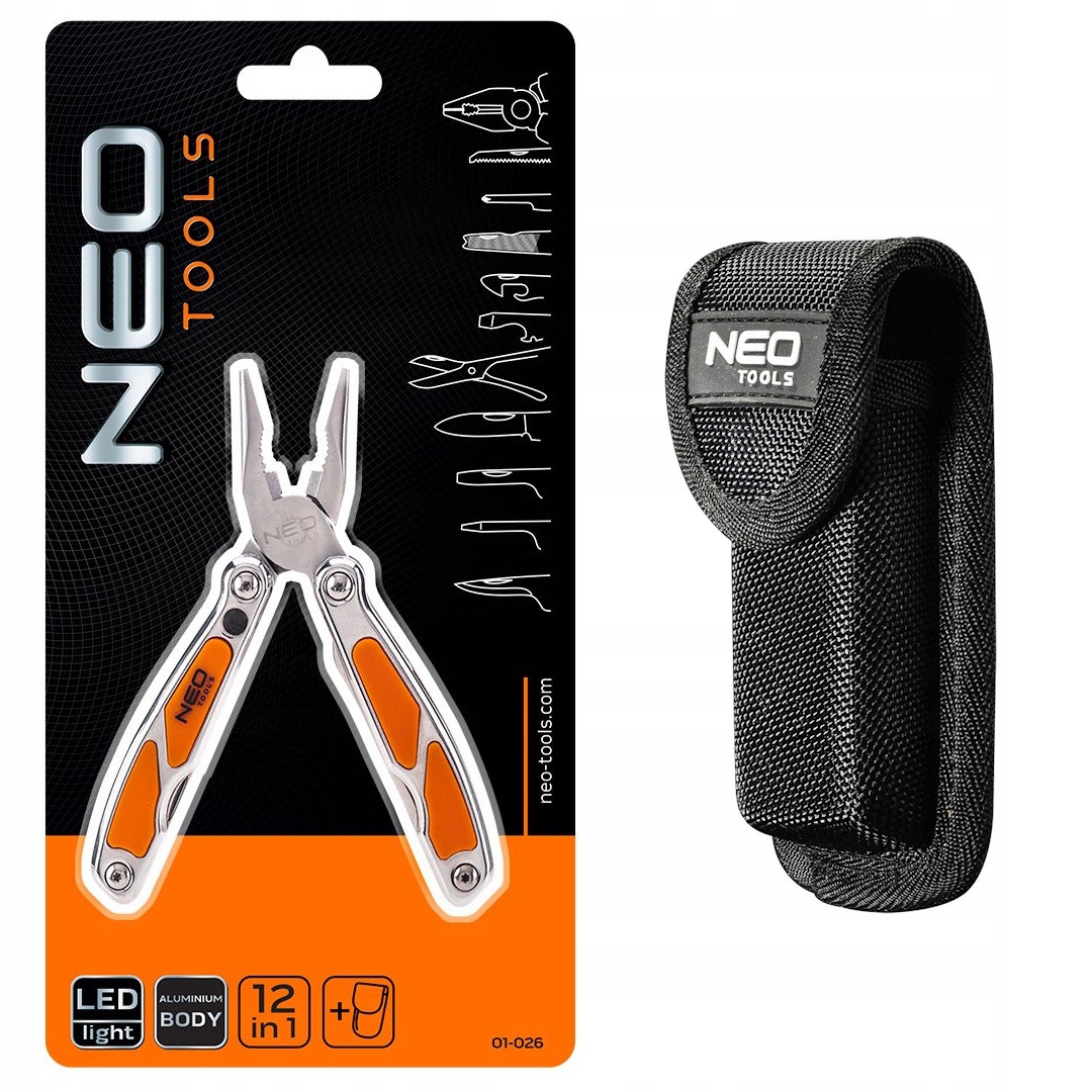 Multifunkční multifunkční nástroj s Led sadou 12 ks 01-026 Neo