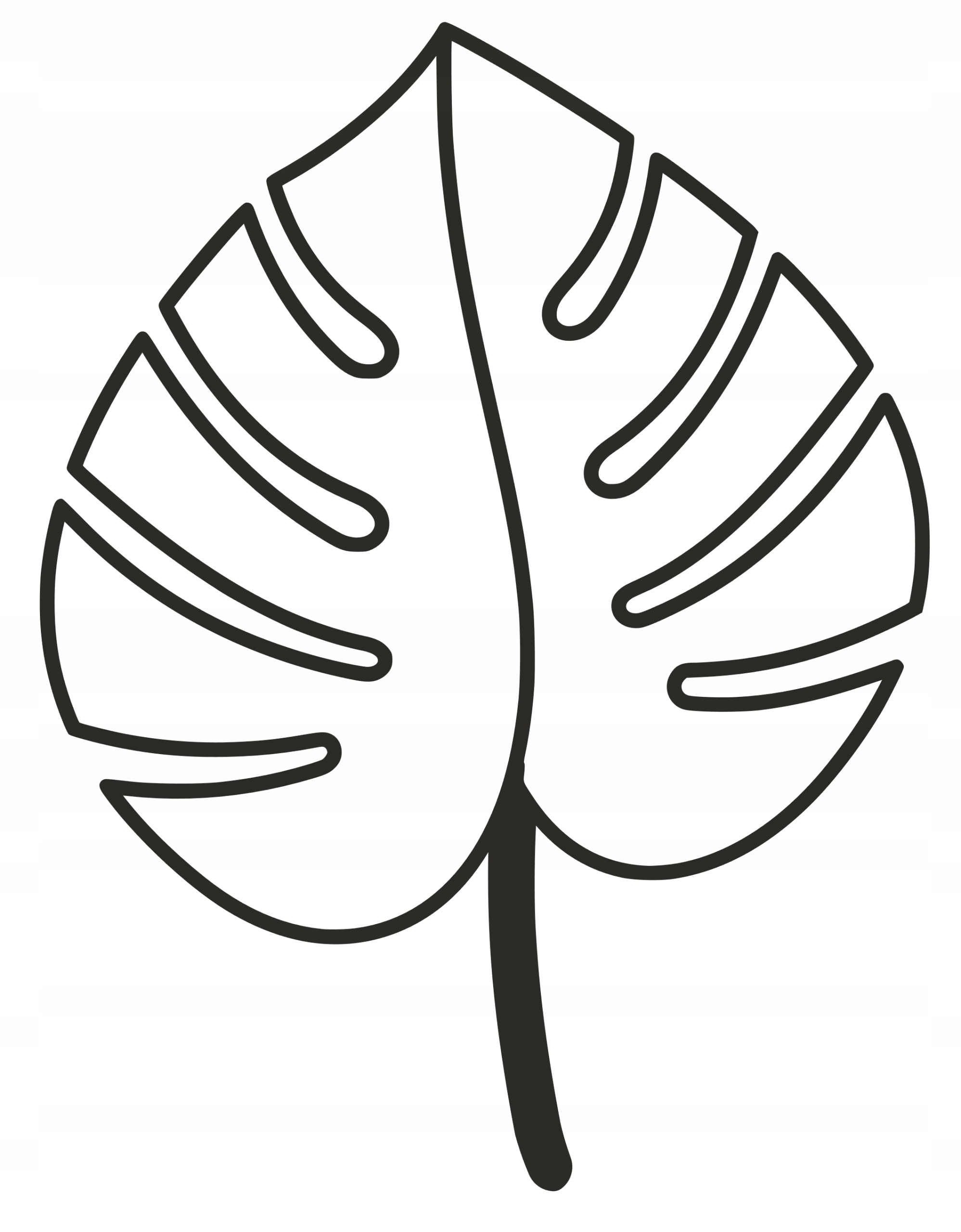 

Podpórka Kwiatów Roślin Pergola Monstera Liść 25cm