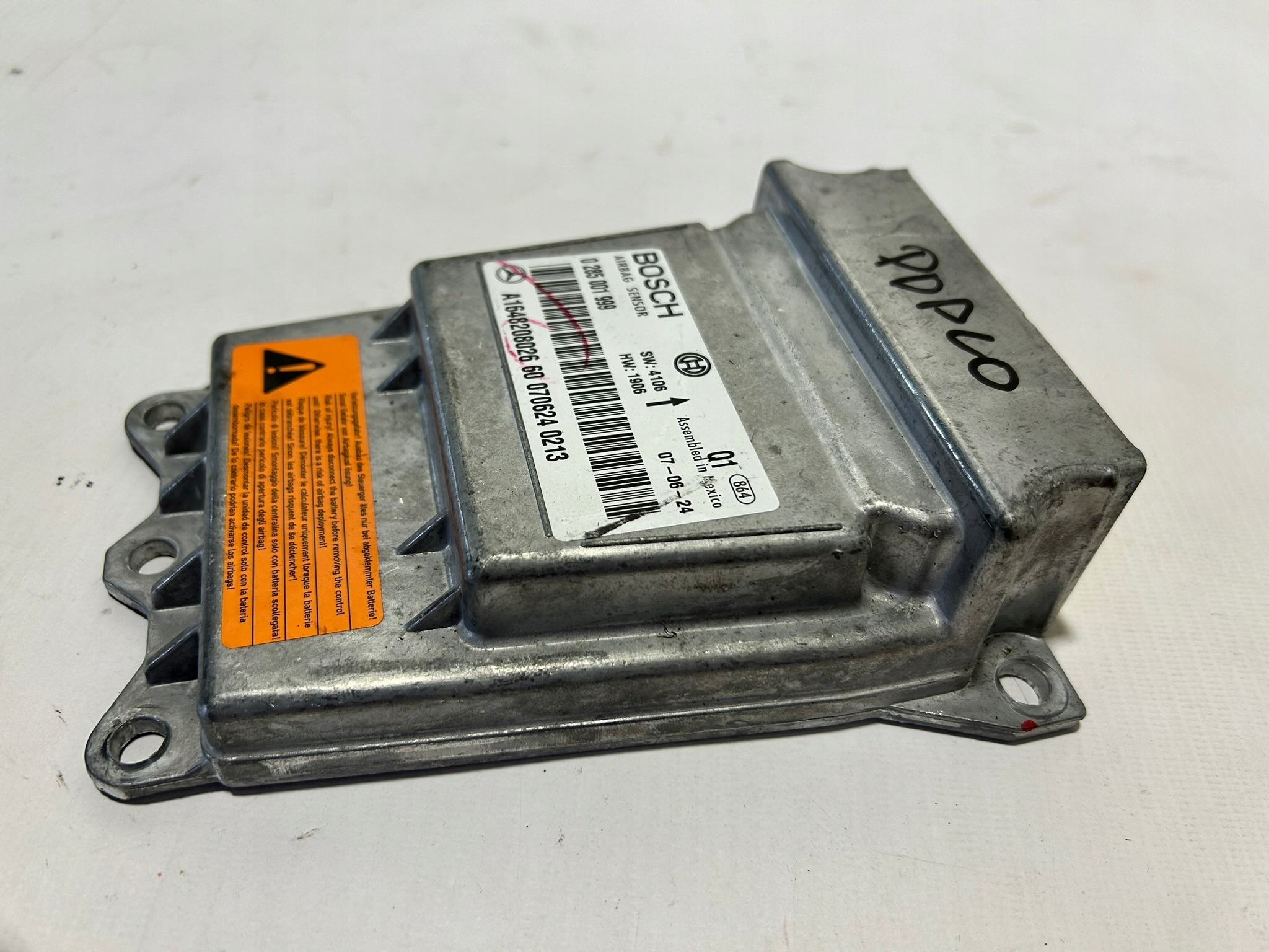 MERCEDES R ML GL W251 W164 X164 modulo SENSOR airbag airbag