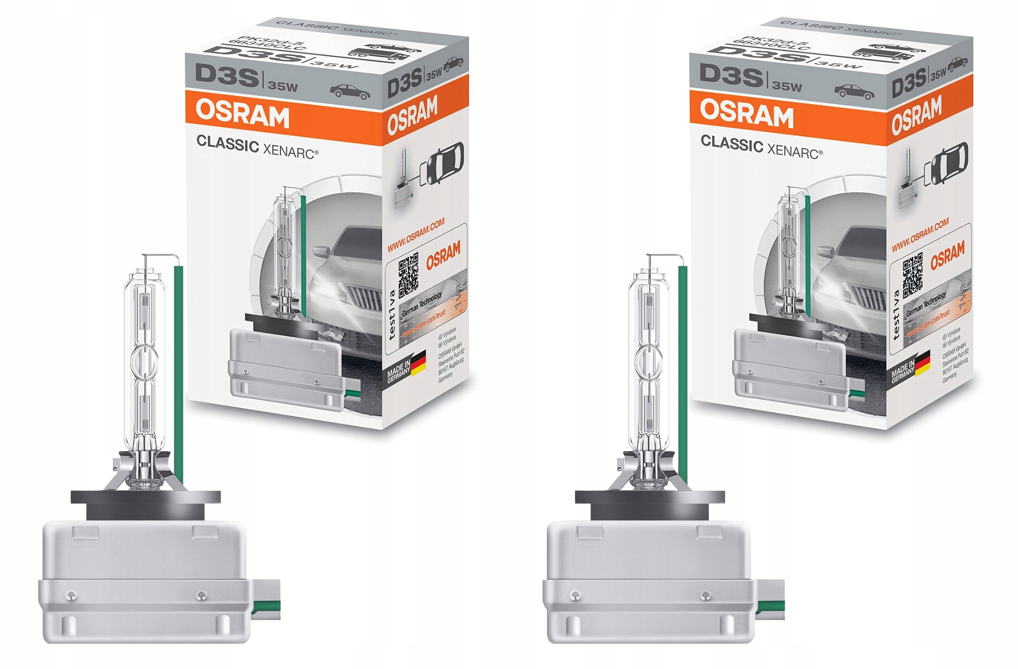 2x Žiarovky Žárovky Xenon D3S Xsenon Osram Classic 35W 42V